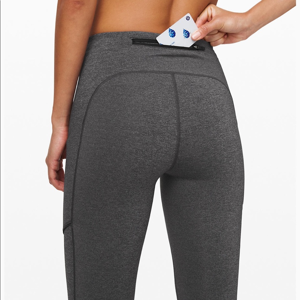 Lululemon Grey Speed Up Tight 21”